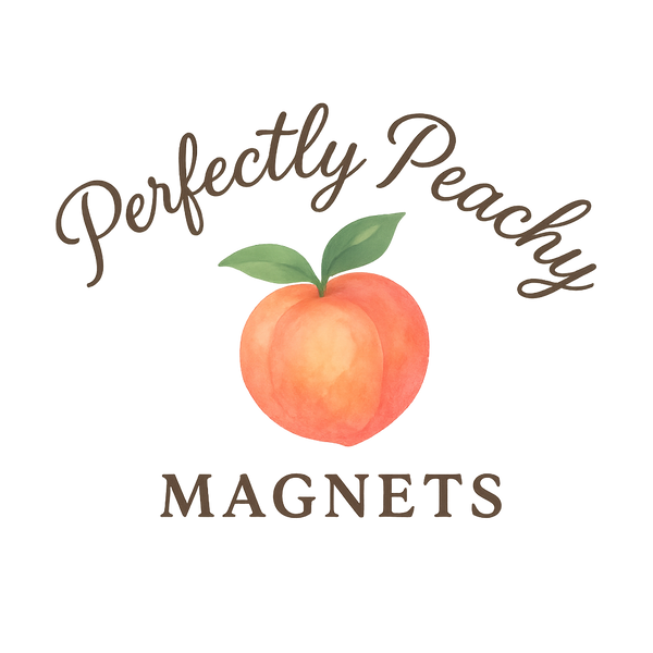 Perfectly Peachy Magnets