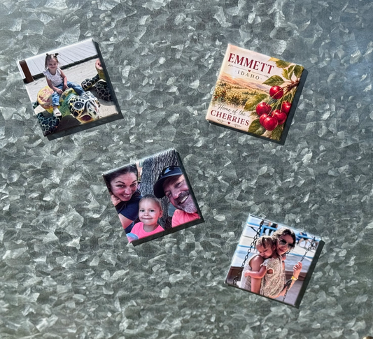 Custom Photo Magnets: Set of 9